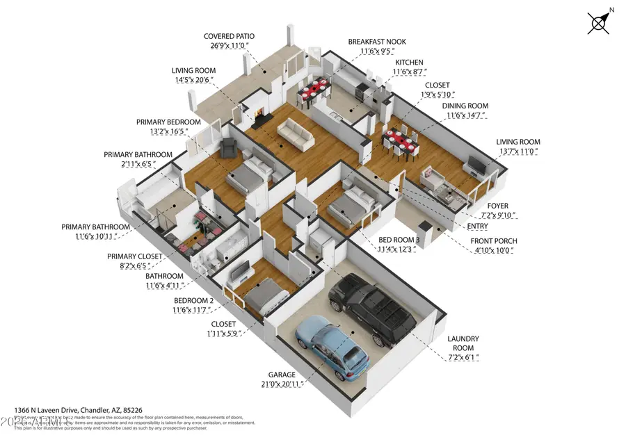 1366 N Laveen Drive, Chandler, AZ 85226 - #2