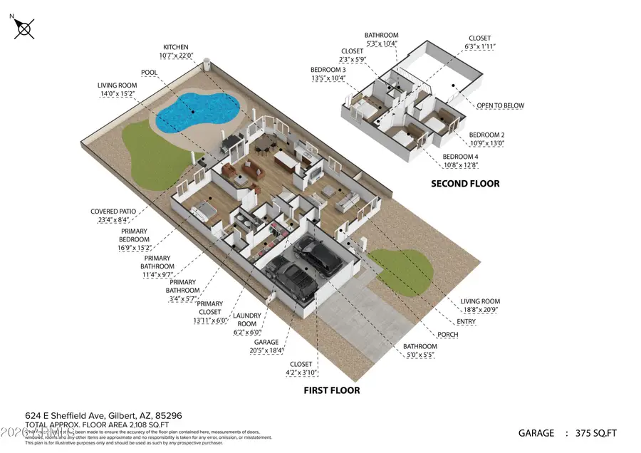 624 E Sheffield Avenue, Gilbert, AZ 85296 - #2