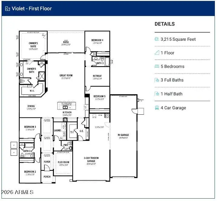 19208 W Palmaritas Drive, Waddell, AZ 85355 - #2
