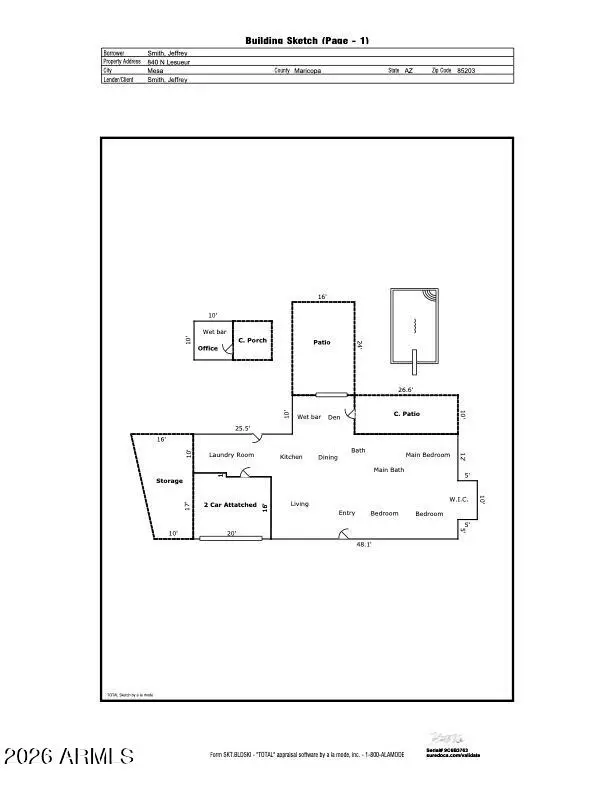 840 N Lesueur --, Mesa, AZ 85203 - #2