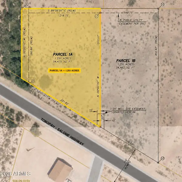 335XX W Tonopah-salome Hwy -- #Parcel 1A, Tonopah, AZ 85354
