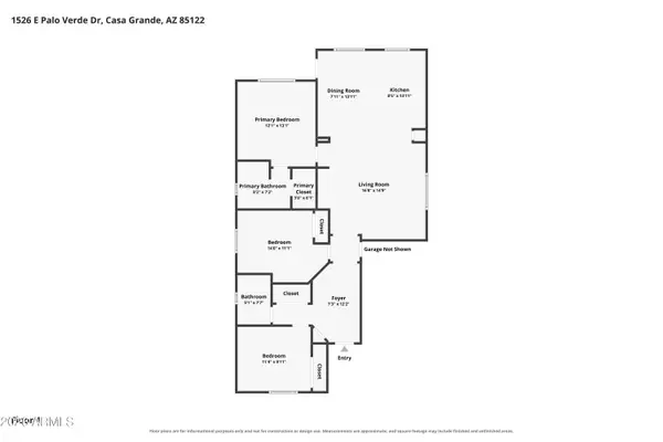 1526 E Palo Verde Drive, Casa Grande, AZ 85122