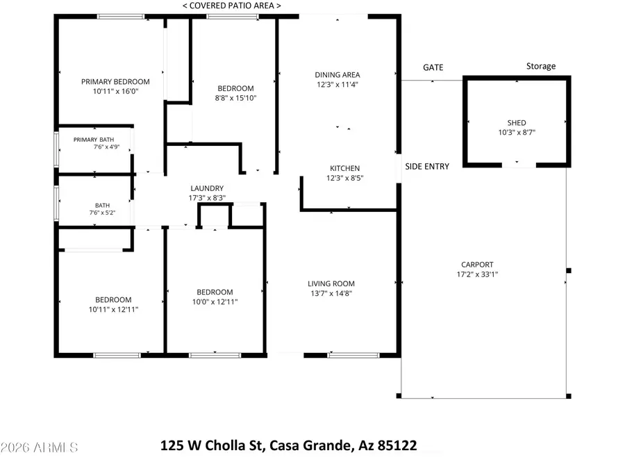 125 W Cholla Street, Casa Grande, AZ 85122 - #3