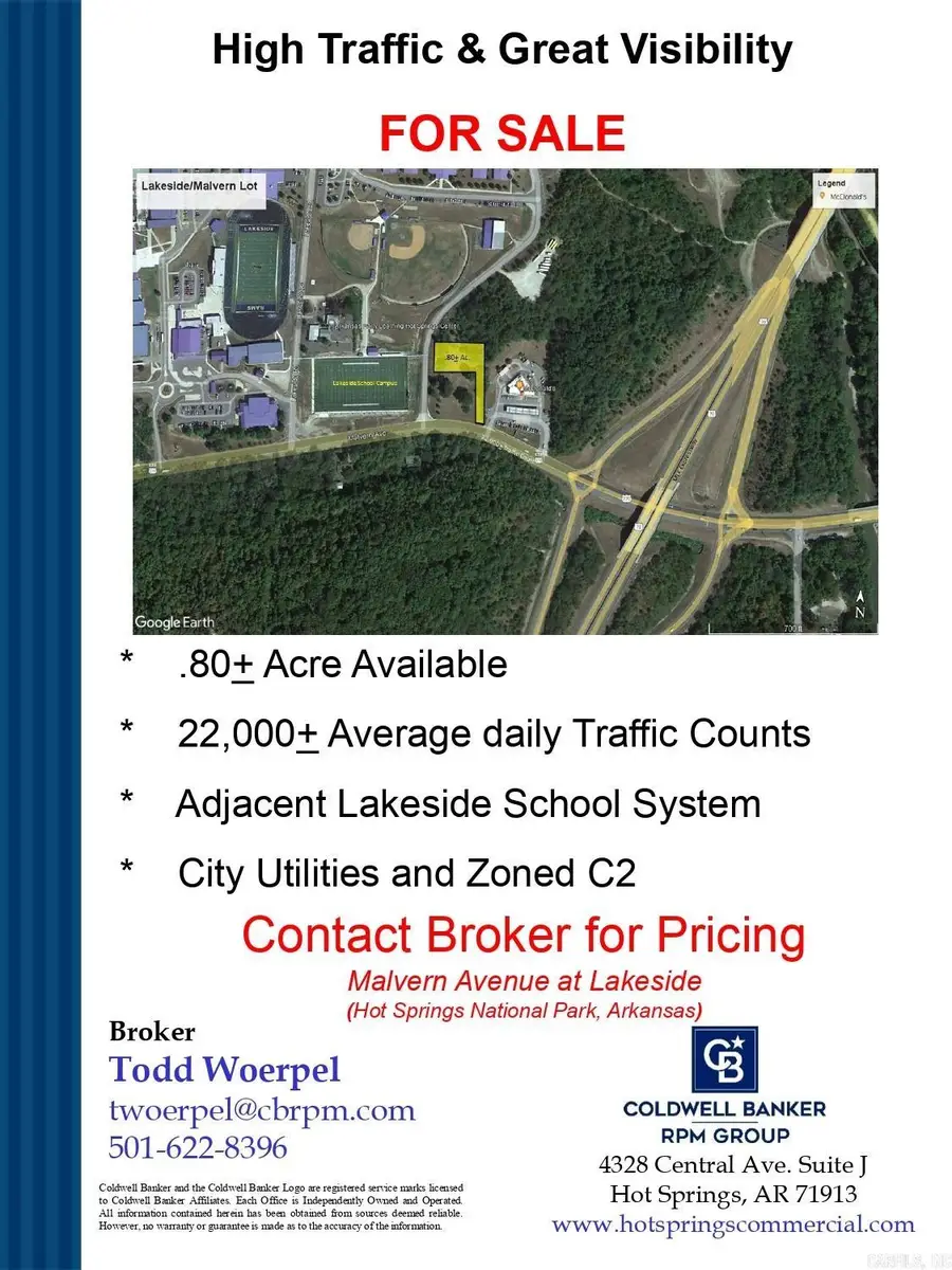 000 Malvern Avenue (lot 1r2), Hot Springs, AR 71901 - Image #3