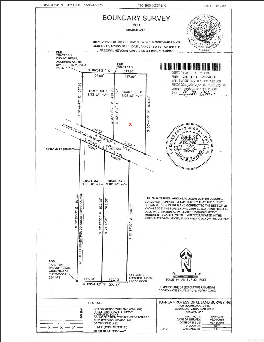 2.09 acres Burnt Ridge Road, Shirley, AR 72153 - Image #2