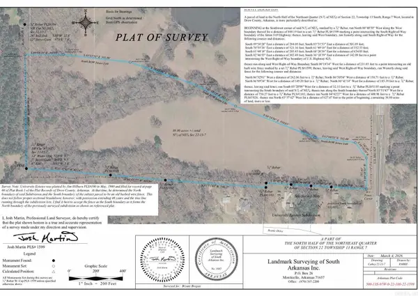 Hwy 425 South,, Monticello, AR 71655