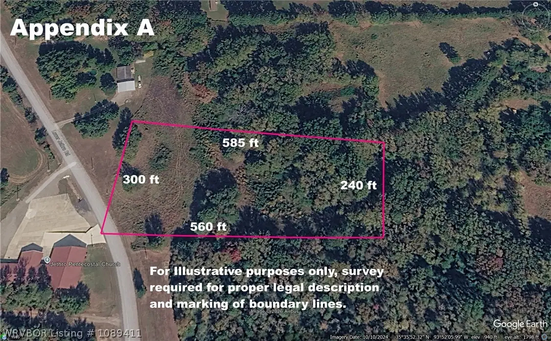 3.5 acres Lower Jethro Road, Ozark, AR 72949 - #1