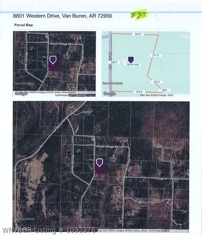 8801 Western Drive, Van Buren, AR 72956 - #1