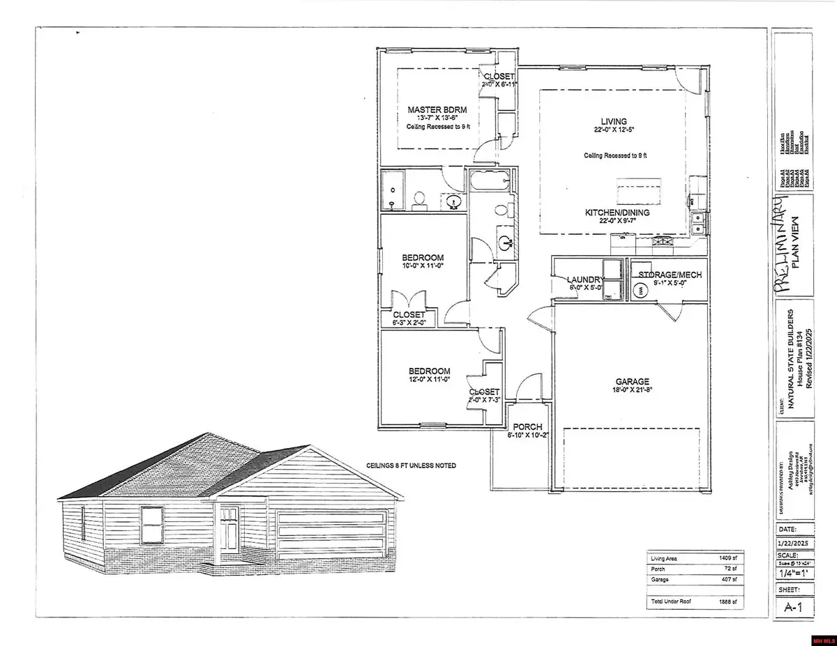 1434 HOBBS COURT, Mountain Home, AR 72653 - #1