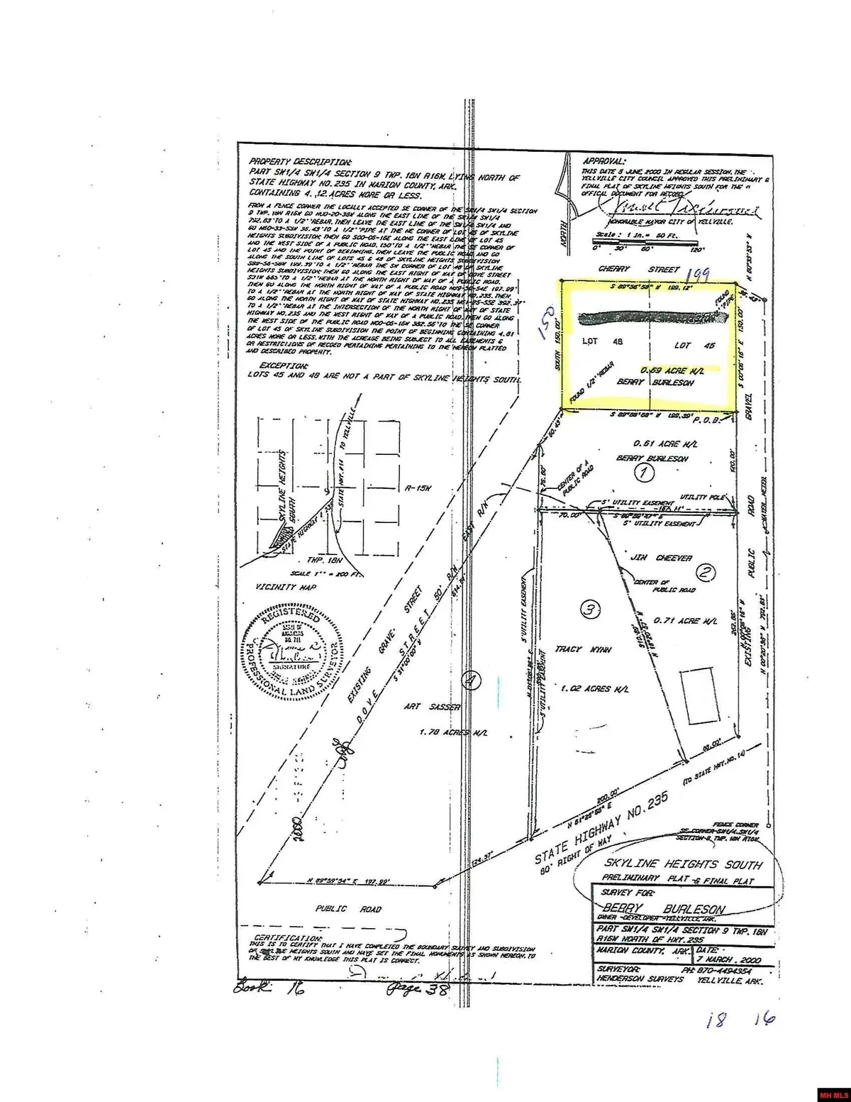 520-00013-000 CHERRY STREET, Yellville, AR 72687 - #1