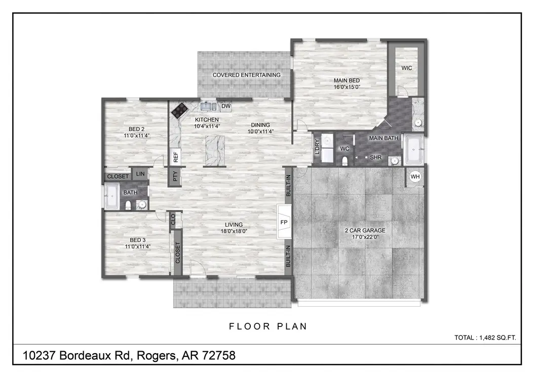 10237 Bordeaux Road, Rogers, AR 72758 - Image #1