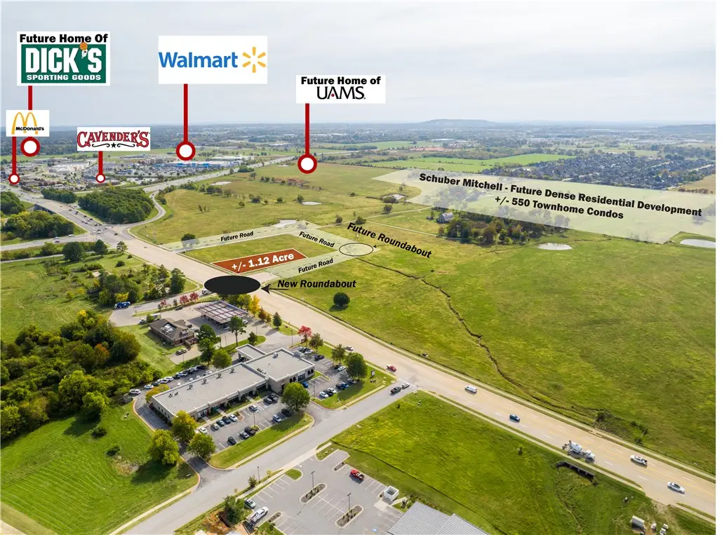 1.12 AC W Pleasant Grove Road #Lot 3, Rogers, AR 72756 - Image #1