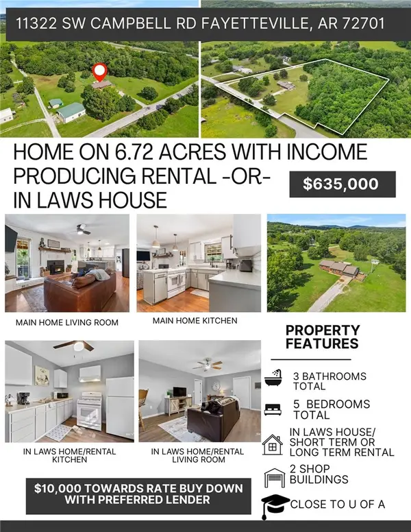 11322 SW Campbell Road, Fayetteville, AR 72701