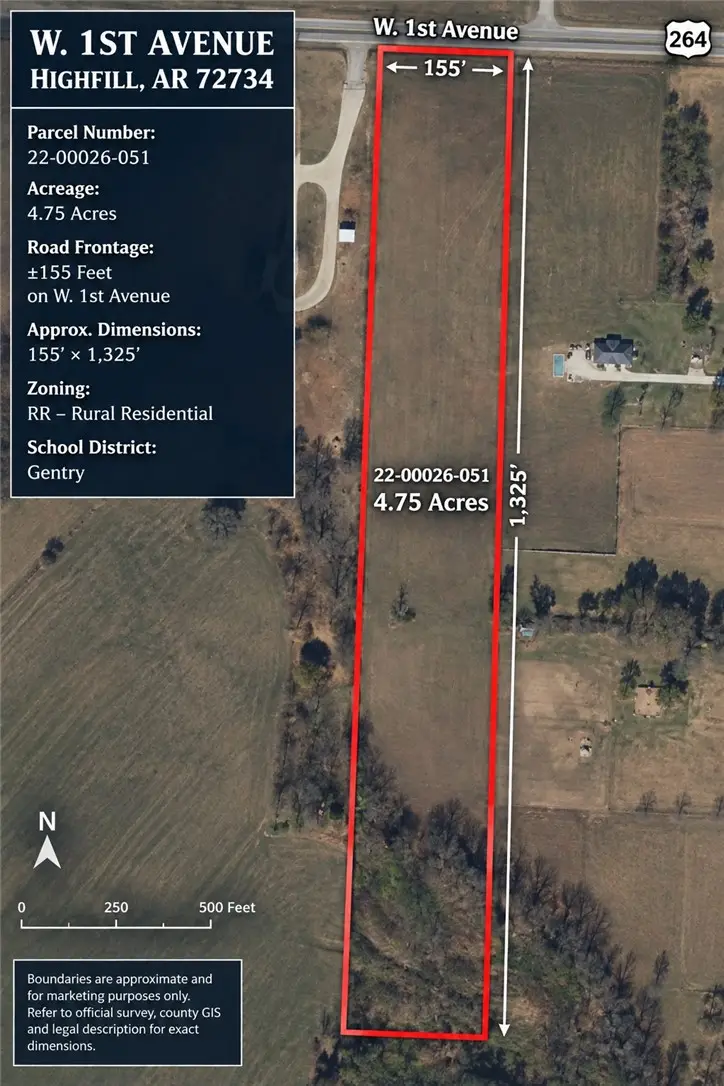 TBD 1st Street, Highfill, AR 72734 - #1