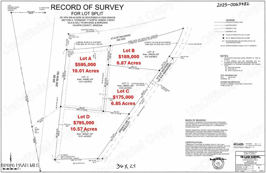 10.57 Acres N State Route 89 - Lot D, Paulden, AZ 86334 - Image #2