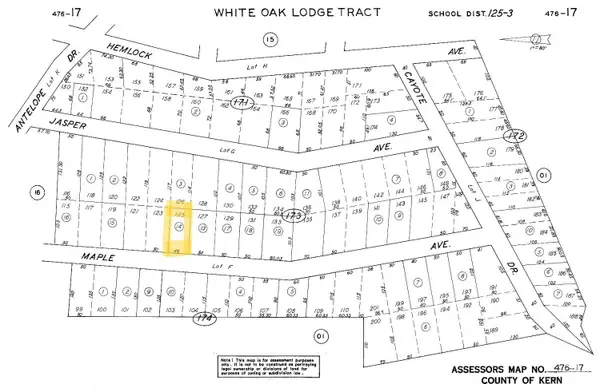 0 MAPLE AVE LOT #125, Rosamond, CA 93561