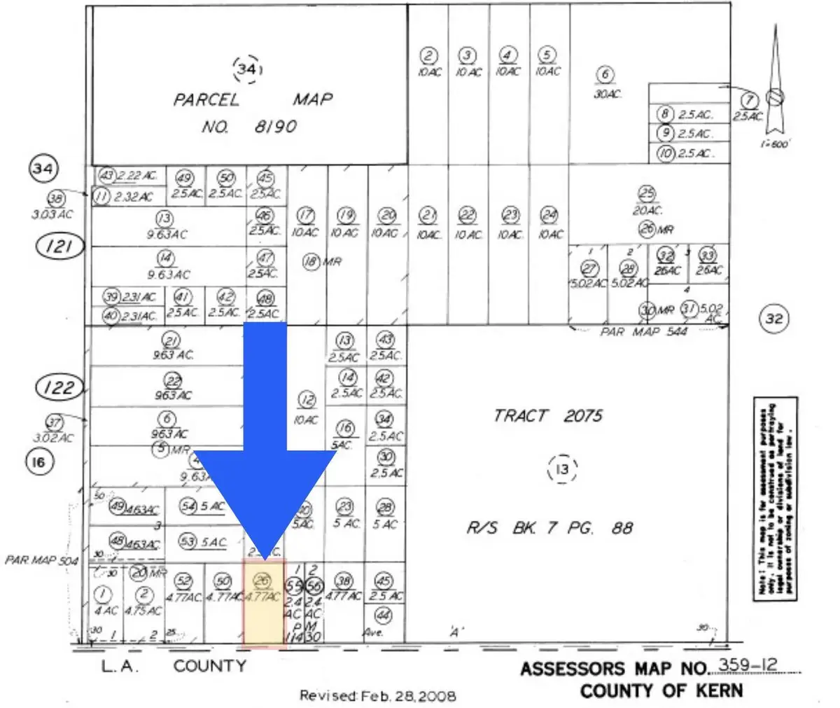 0 W AVE A, Rosamond, CA 93560 - Image #1