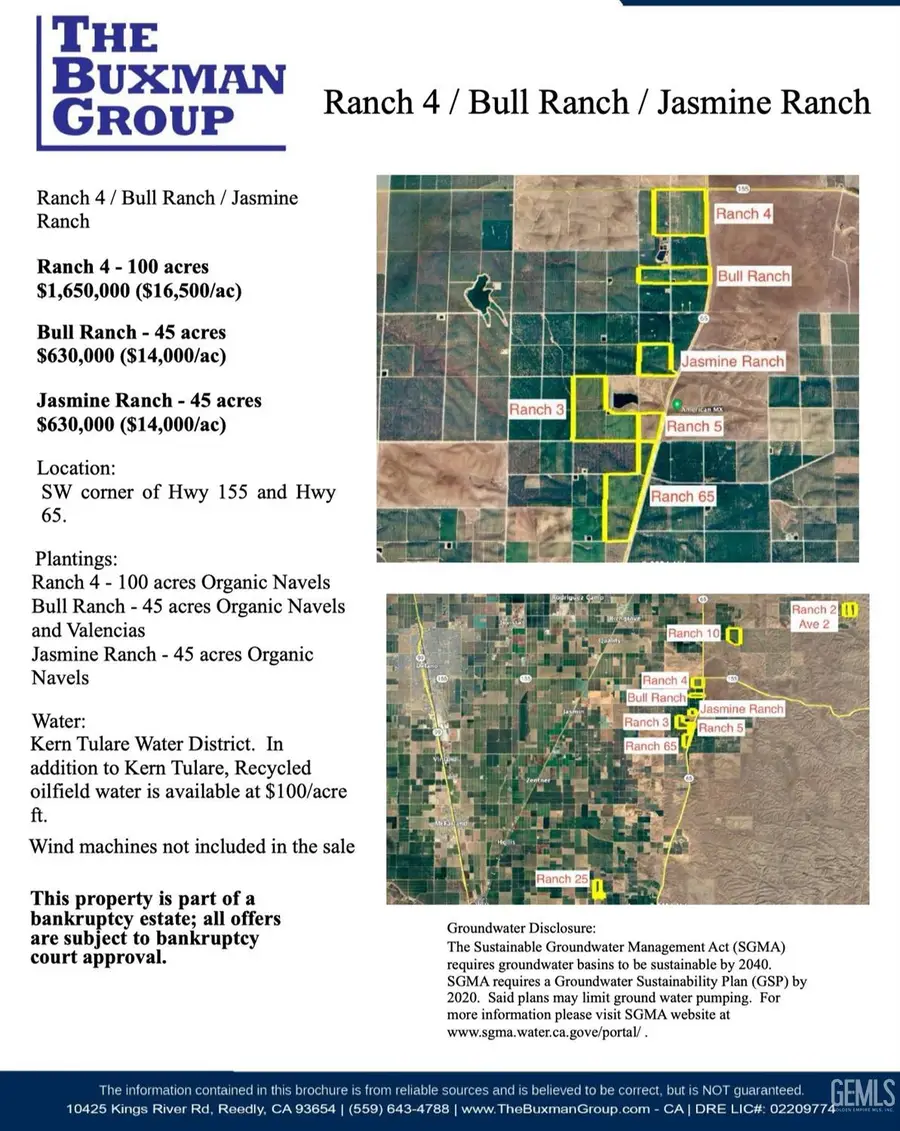 0 R4 - 100AC ORGANIC NAVELS, Delano, CA 93215 - Image #2