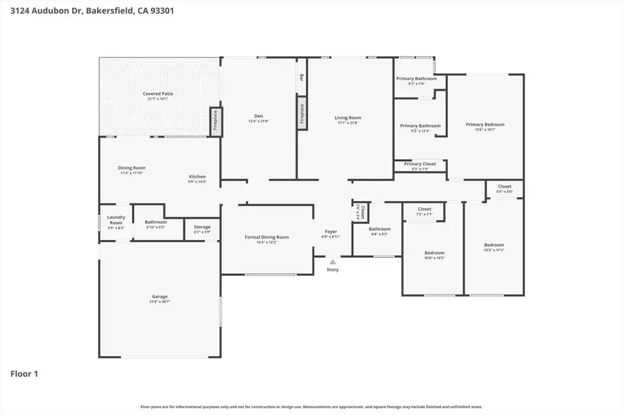 3124 AUDUBON DRIVE, Bakersfield, CA 93301 - #3