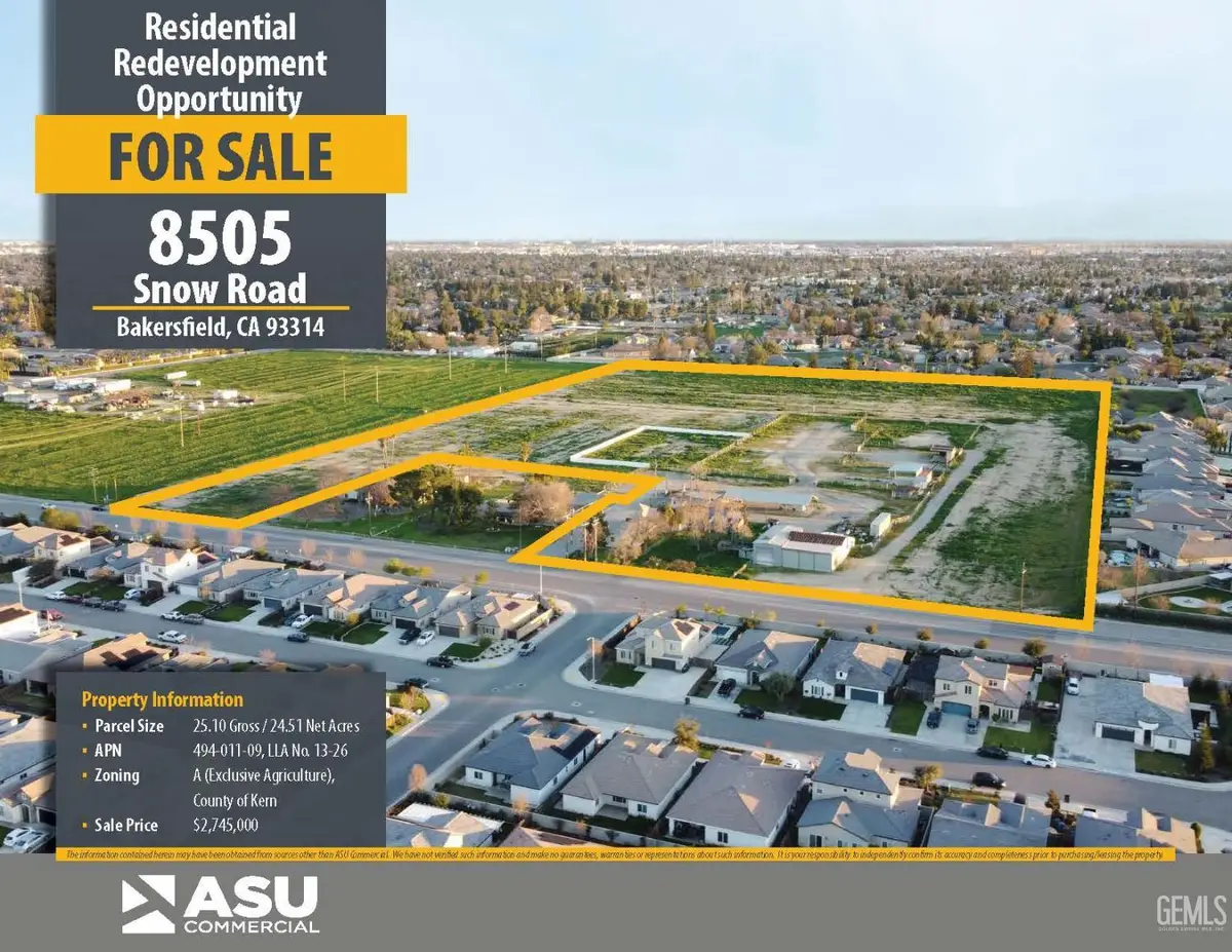 8505 SNOW ROAD, Bakersfield, CA 93314 - #1