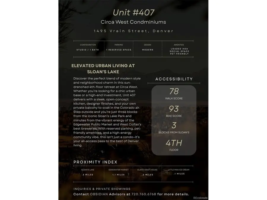 1495 Vrain St #407, Denver, CO 80204 - #3