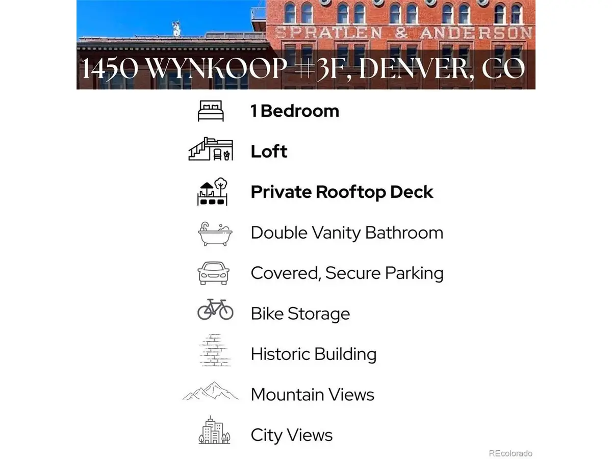 1450 Wynkoop St #3F, Denver, CO 80202 - #1
