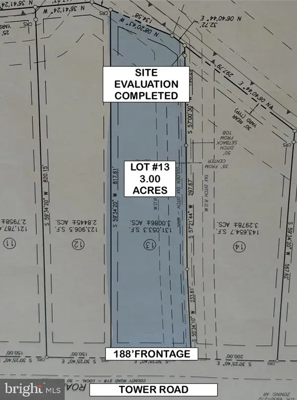 Lot #13 Tower Rd, CAMDEN WYOMING, DE 19934
