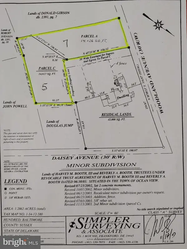 5 And 7 Woodland Ave, OCEAN VIEW, DE 19970