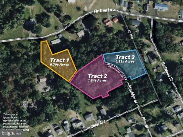 Tract 3: .83+/- Acres-at 14608 Ethridge St, CRESAPTOWN, MD 21502