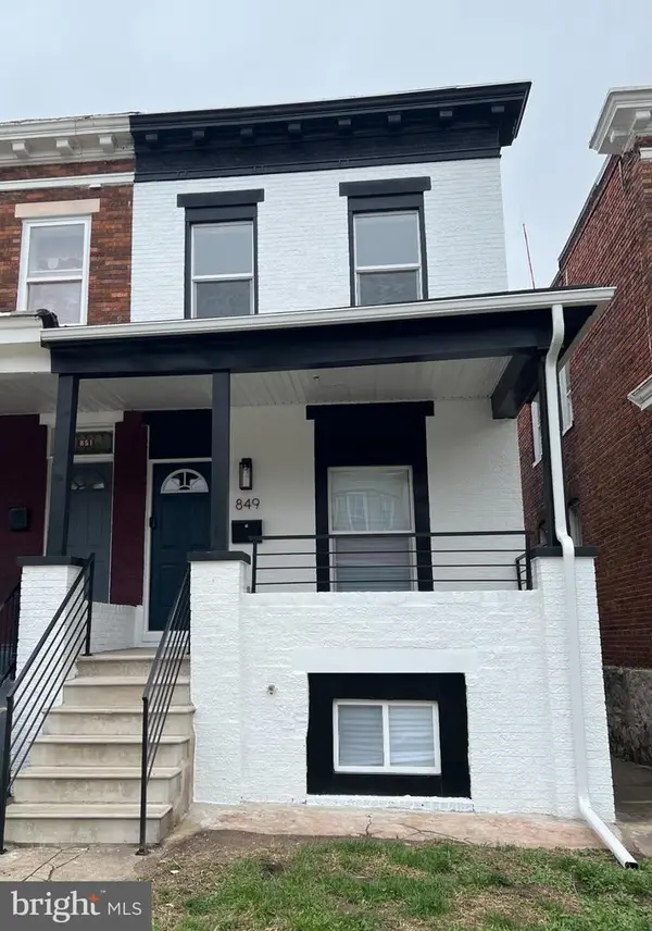 849 N Bentalou St, BALTIMORE, MD 21216