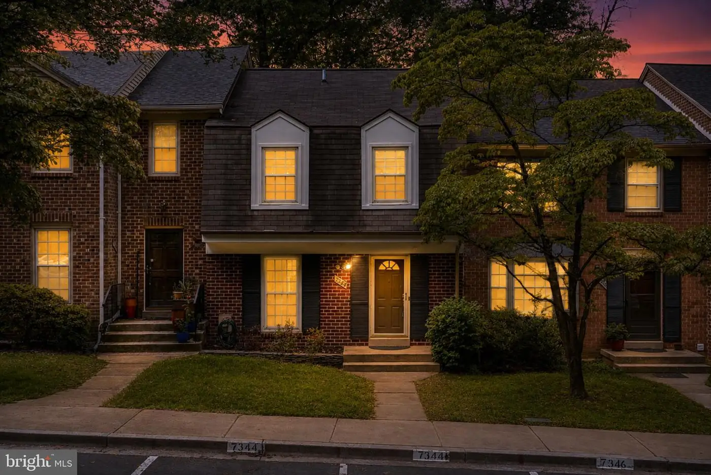 A leafy suburban home in a Bethesda, Maryland neighborhood