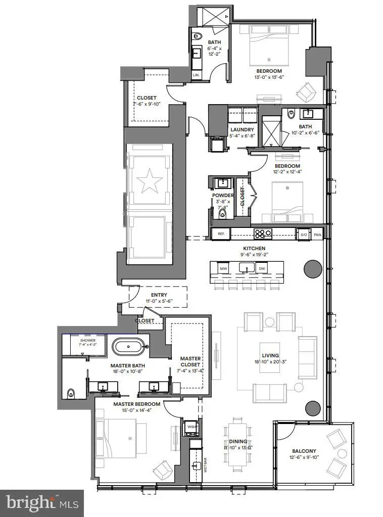 1911 Walnut Street #2901, Philadelphia, PA 19103 - #3