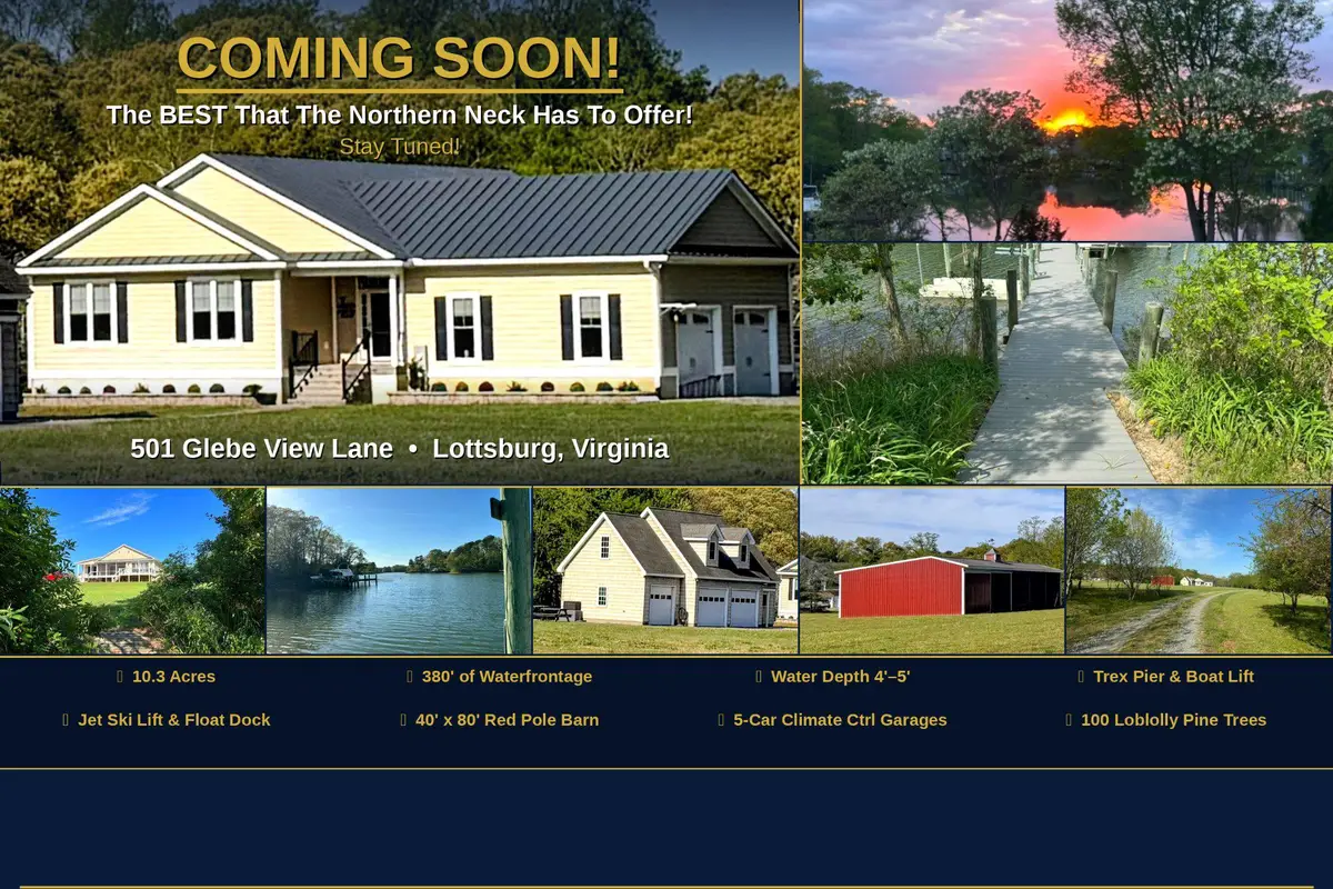 501 Glebe View Ln, Lottsburg, VA 22511 - #1