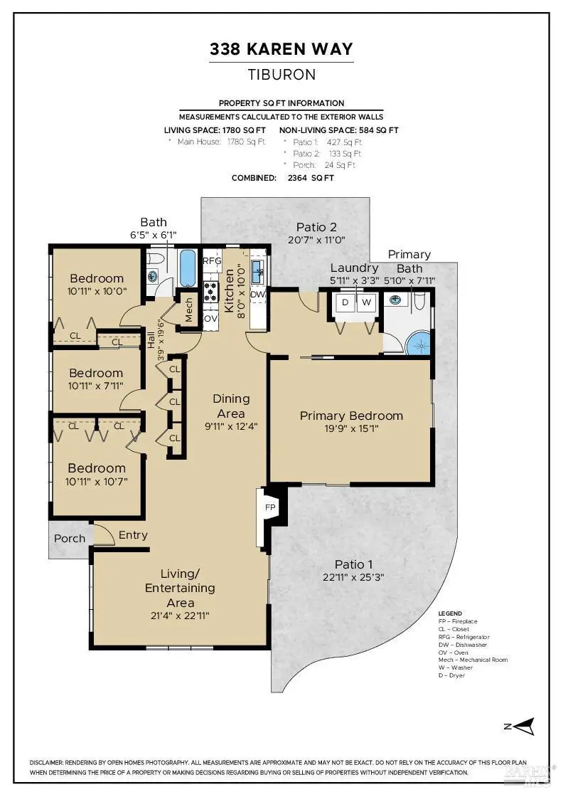 338 Karen Way, Tiburon, CA 94920 - #3