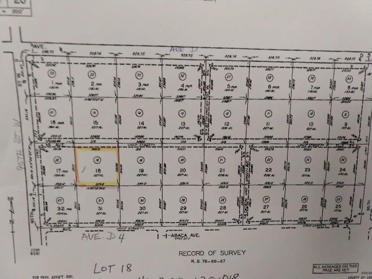 Ave D2 89 Stw, Lancaster, CA 93536 - #1