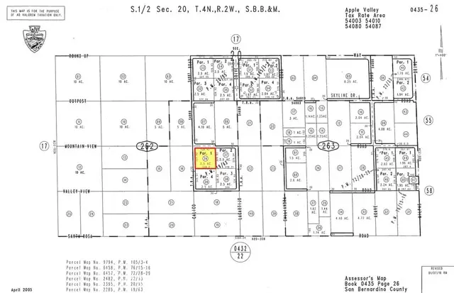 0 Mountain View Rd, Apple Valley, CA 92308 - #1