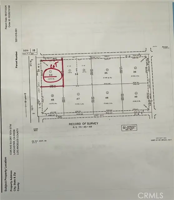 0 COR AVE E4 DRT 70TH STW, Lancaster, CA 93536 - #1