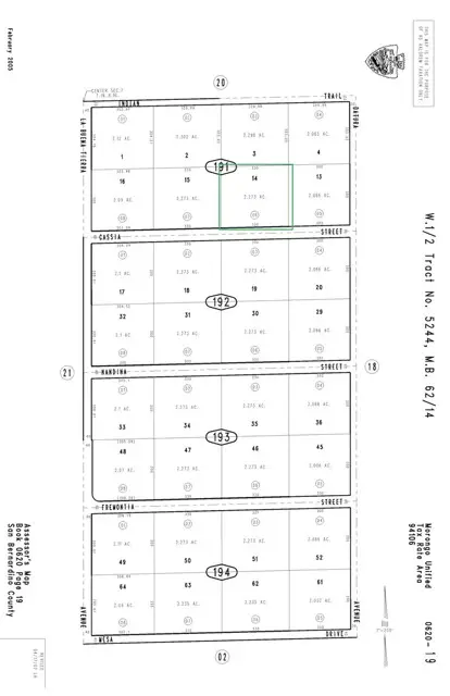0 Cassia, Twentynine Palms, CA 92277