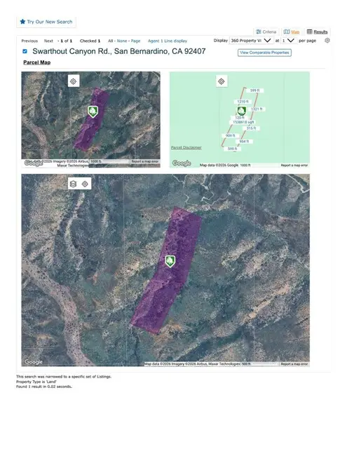 0 Swarthout Canyon Rd., San Bernardino, CA 92407