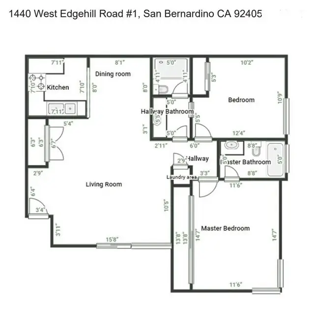 1440 Edgehill Road  #1, San Bernardino, CA 92405 - #3