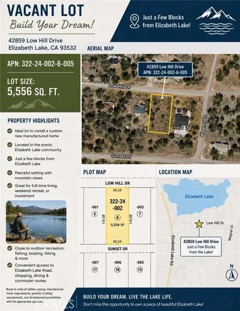 42859 LOW HILL Drive, Lake Hughes, CA 93532 - #1