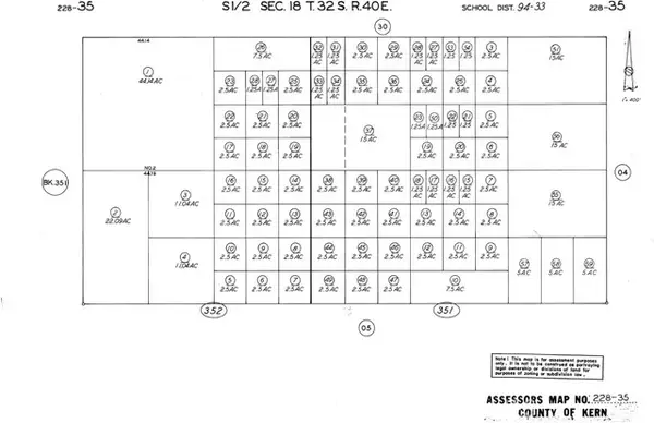 225 and South of Gordon Boulevard, Mojave, CA 93501