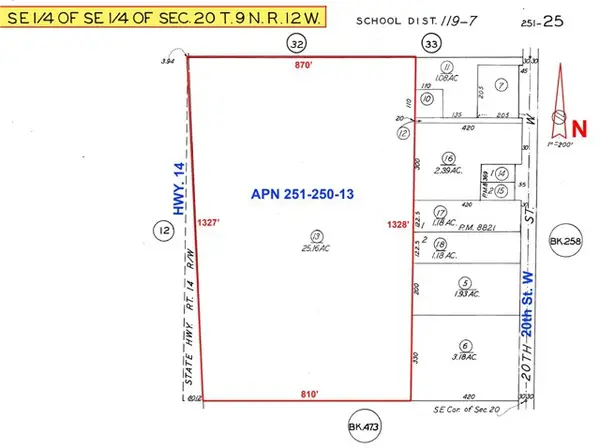14 20 Street West & Marie Avenue, Rosamond, CA 93560