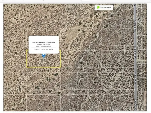 0 VIC AVE Y12 262 STE, Llano, CA 93544