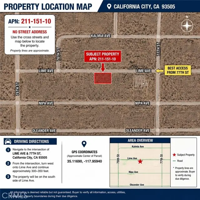 0 Lime St, California City, CA 93505 - #3