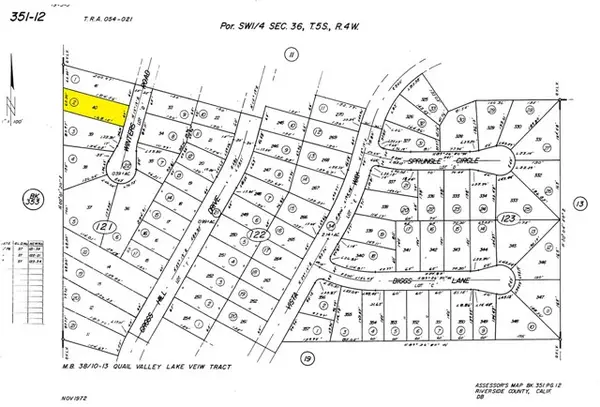 0 Winters Road, QUAIL VALLEY, CA 92587