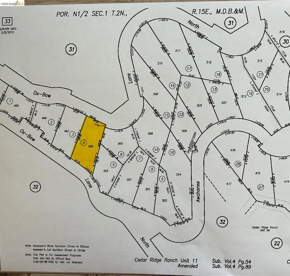 000 Lot 498 Oxbow Lane N, Sonora, CA 95370 - #1