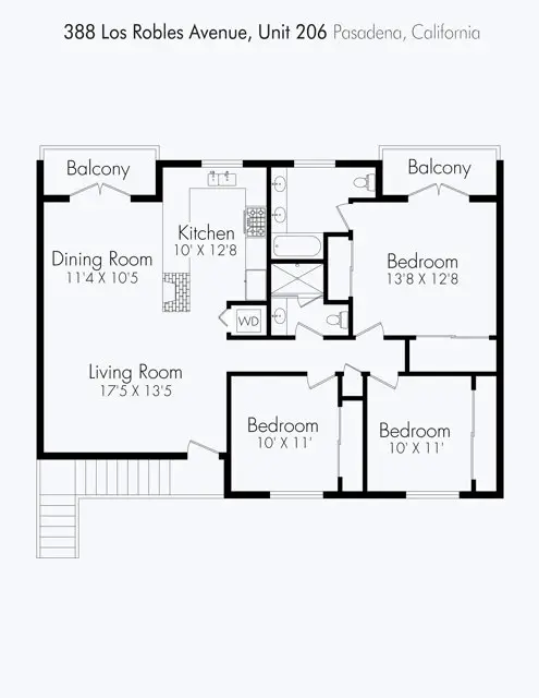 388 S Los Robles Avenue #206, Pasadena, CA 91101 - Image #1