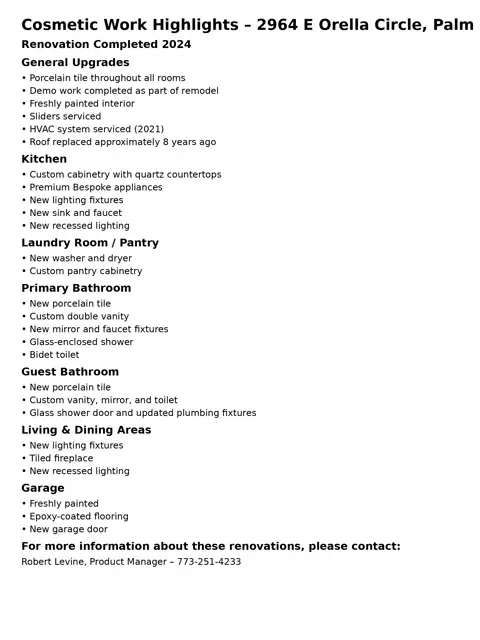 2964 E Orella Circle, Palm Springs, CA 92264