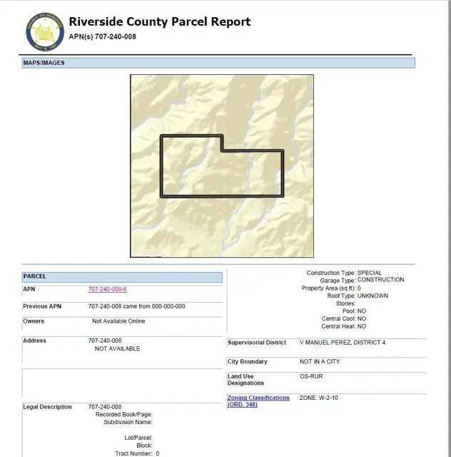 707240 Fargo Canyon Road, Chuckwalla Valley, CA 92203 - Image #1